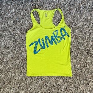 RARE Zumba Green Tank Top